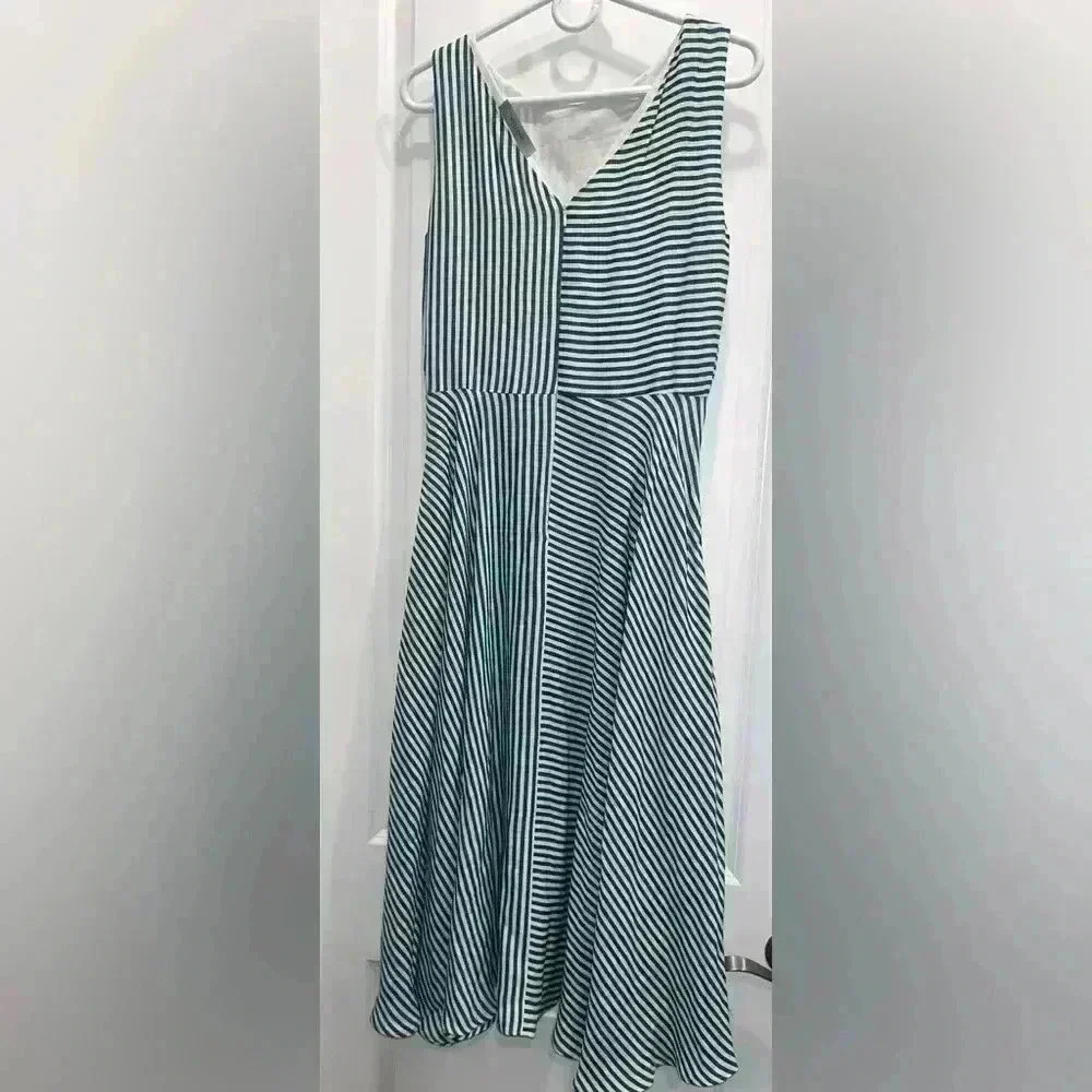 Marella women’s striped long dress - Picture 3 of 6